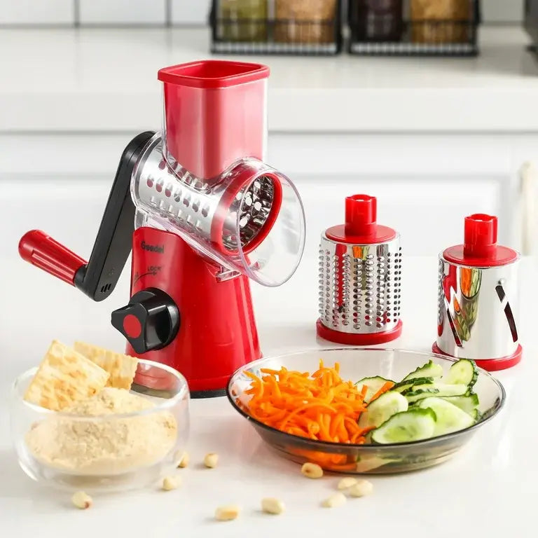 [VegiSnap] The Ultimate 3-in-1 Rotary Grater